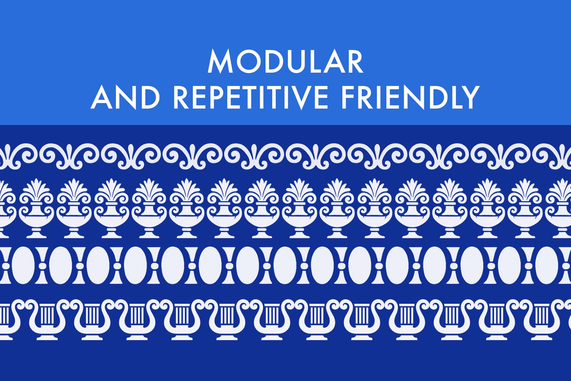 Greek Ornaments Brush Set | Procreate | Photoshop | CSP | Decor Brushes ...