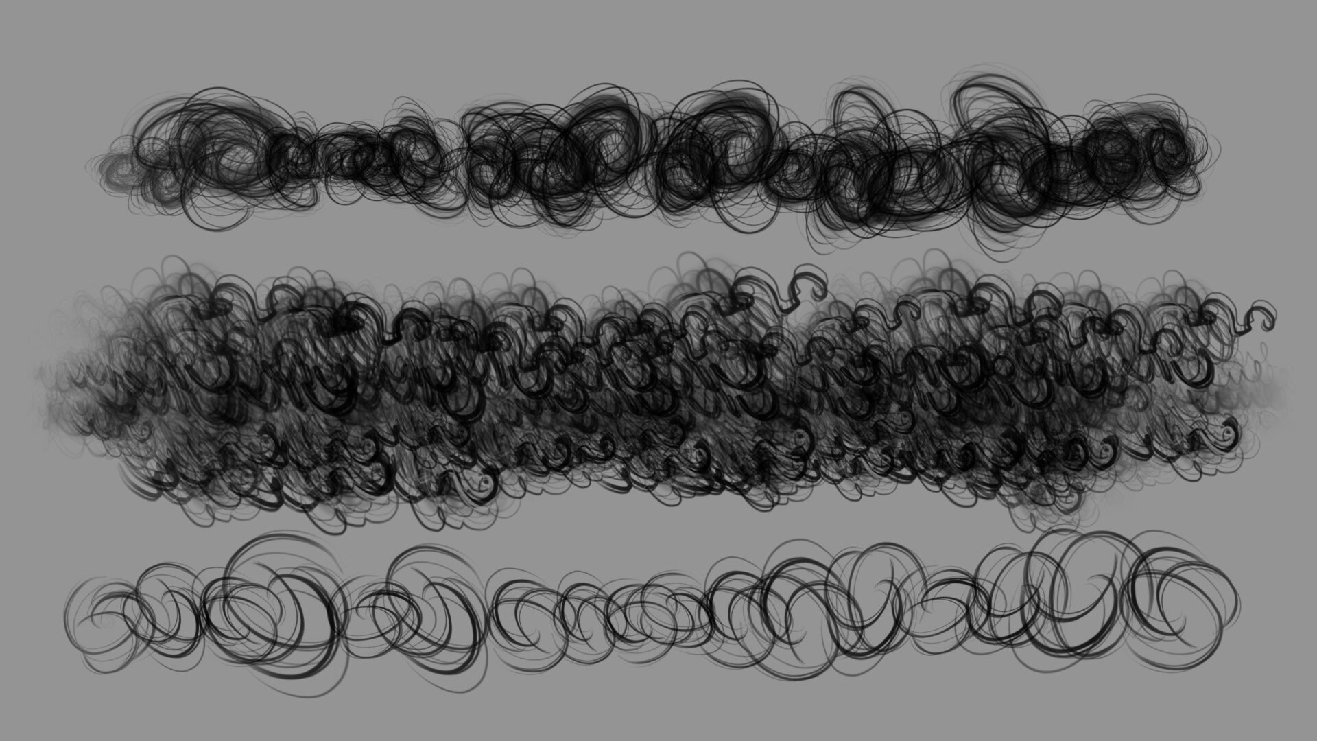 Hair Brush Set | Procreate | Photoshop | CSP | Texture Brushes - Etsy