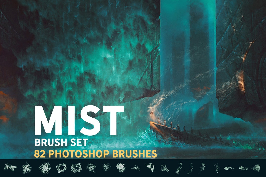 Mist Brush Set | Procreate | Photoshop | CSP | Texture Brushes - Etsy