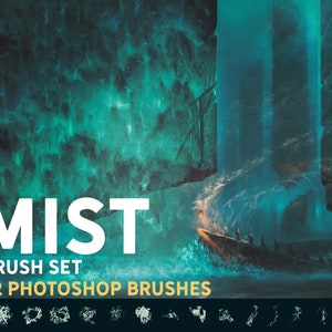 Mist Brush Set | Procreate | Photoshop | CSP | Texture Brushes