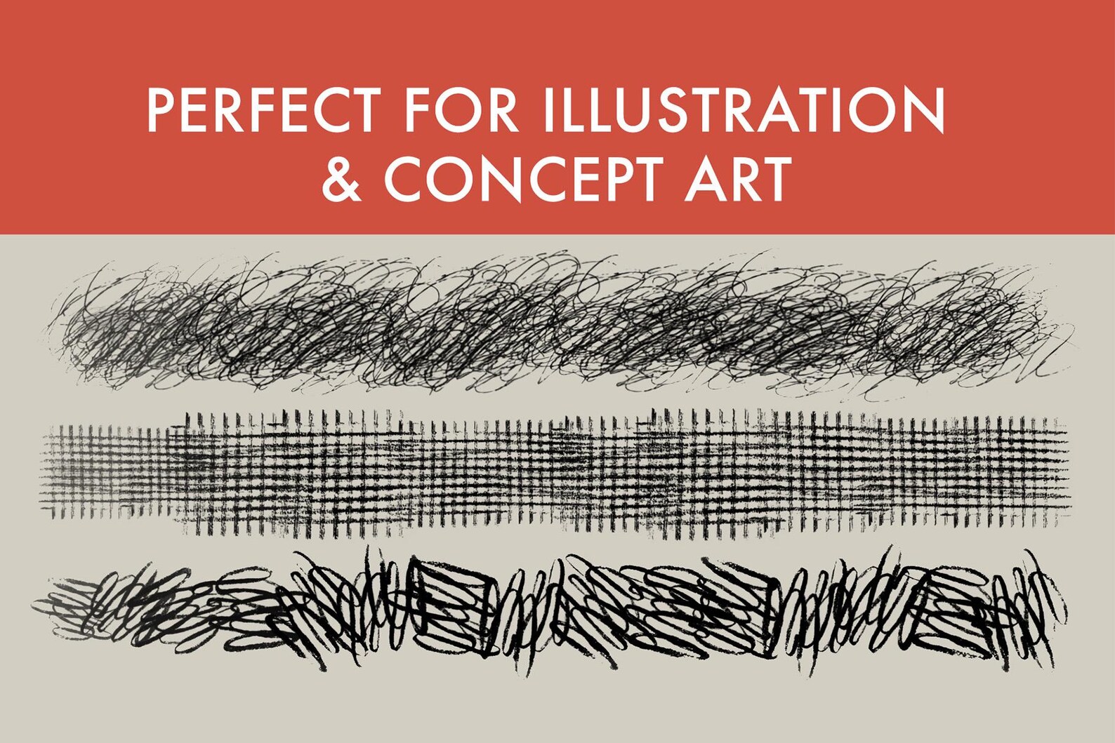 Scribble and Hatch Brush Set | Procreate | Photoshop | CSP | Texture ...