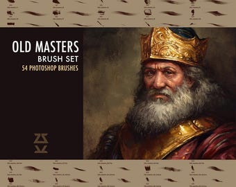 Old Masters-penselset *Personlig licens* | Procreate | Photoshop | CSP | Texturpenslar