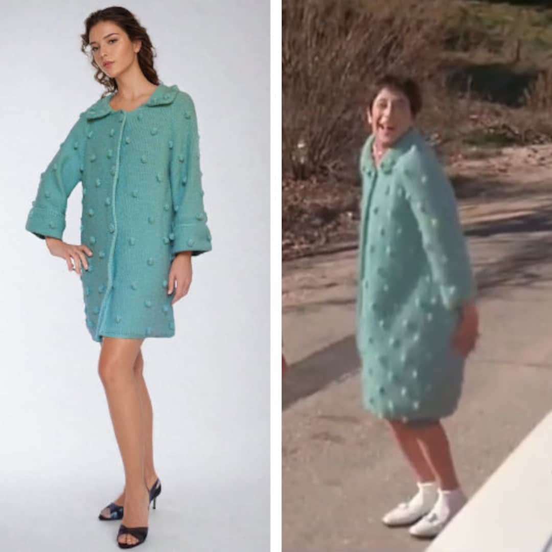 Pee-wee Herman Green Cardigan Bubble Paul Reubens Big Adventure