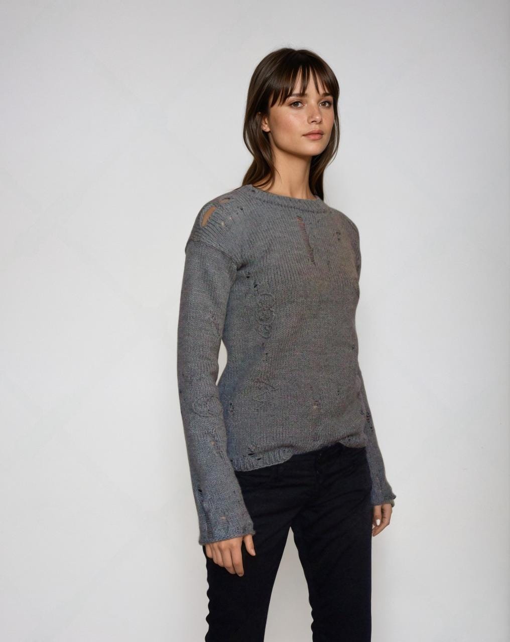 Agatha All Along Joe Locke Sweater Distressed Punk Wiccan Cosplay