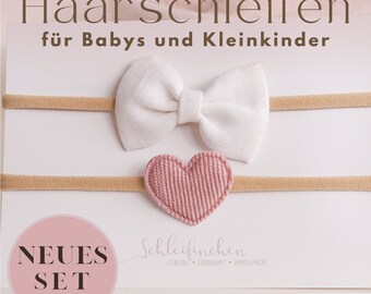 Haarschmuck Set für Babys und Kleinkinde - Haaraccessoires mit Wow Effekt