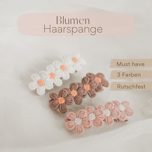 Small flower hair clip for girls - An enchanting MUST HAVE for little princesses.