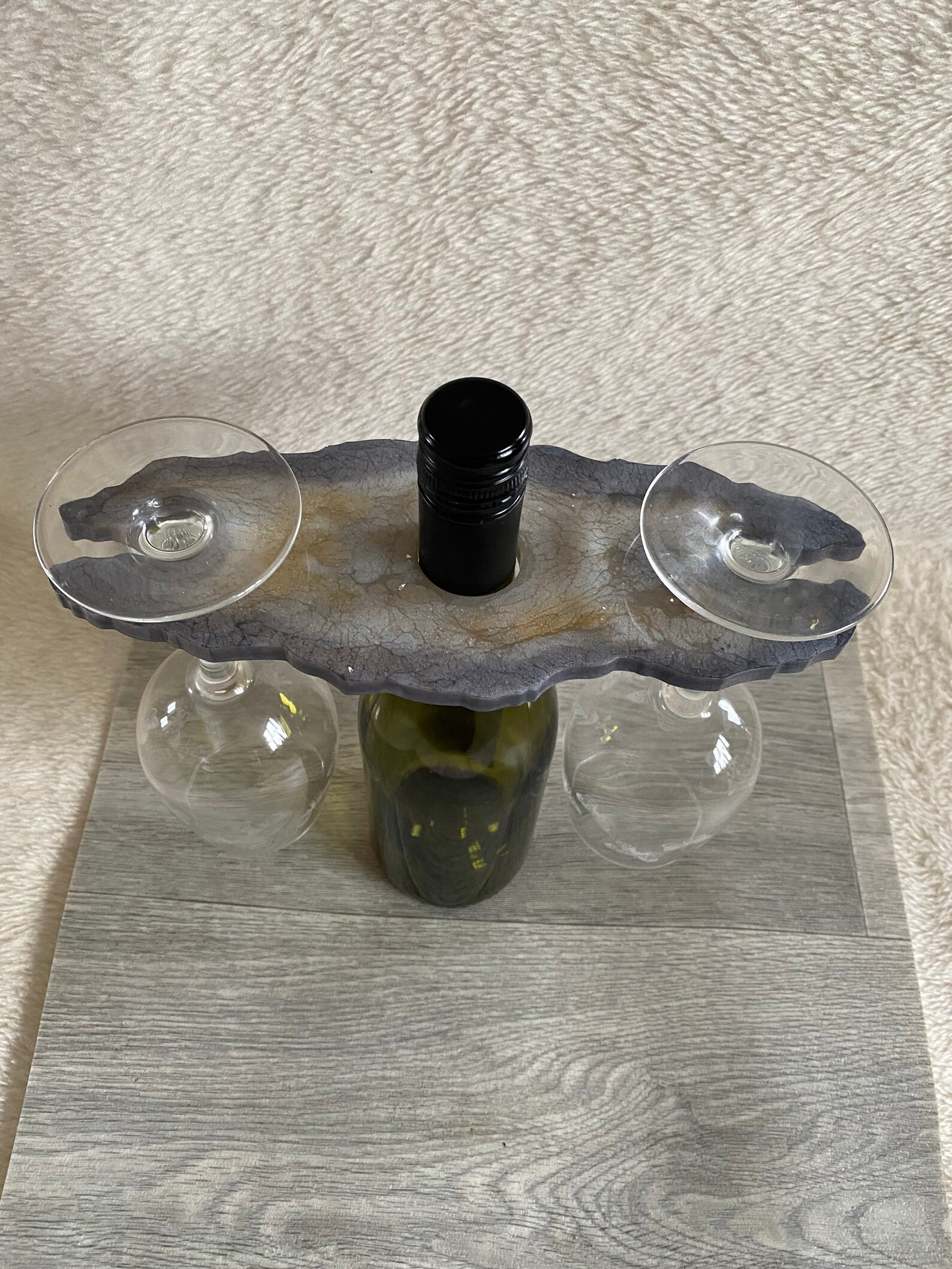 etsy wine glass holder