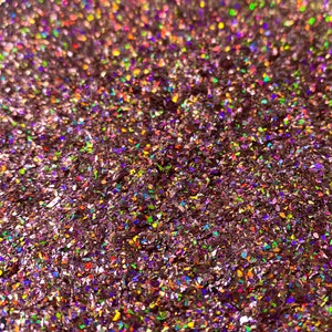 Glitter Rosé Imperial Holographic Fine Flake Glitter