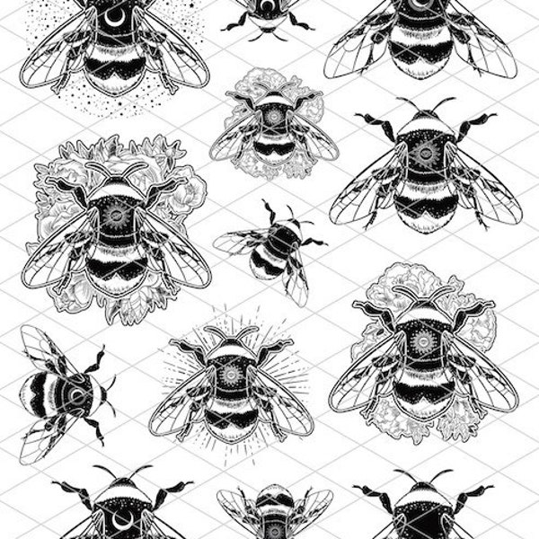 Resin Foil Bee Beautiful - Resin Foil Sheet Art Supplies