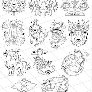 Foglio di resina Zodiaco luminoso - Foglio di resina Forniture artistiche