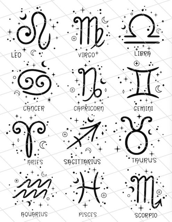 Resin Foil Zodiac System Art Supplies | Etsy