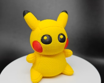 Knitted Pikachu 3d Print