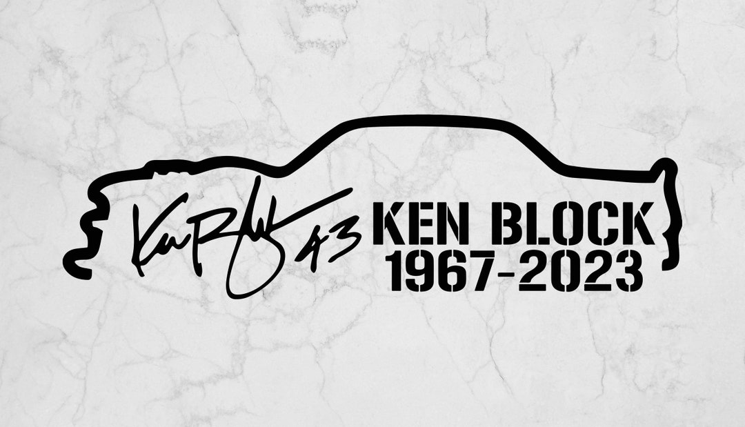 Ken Block 43 Autograph SVG Ken Block Autograph SVG Ken Block Etsy