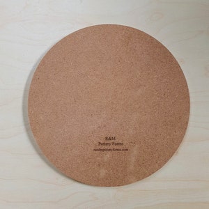 Aardewerk, boetseerplank, klei, werkbord, mdf, rond