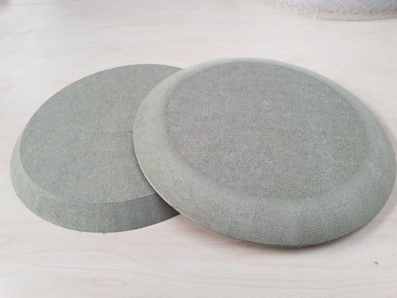 Round Pottery Drape Form for Plates