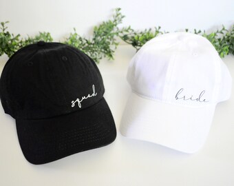 bachelorette baseball hats