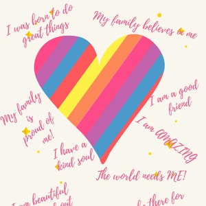 Love Wins. Daily Affirmations for Family / Children - Acceptable and Love
