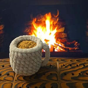 Pluszowa filiżanka do kawy