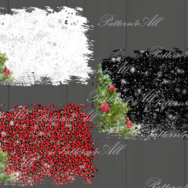 Christmas Tree PNG Patches,Christmas Seamless Sublimation Design,Distressed Christmas backsplash,Winter Background,Bleach effect PNG clipart