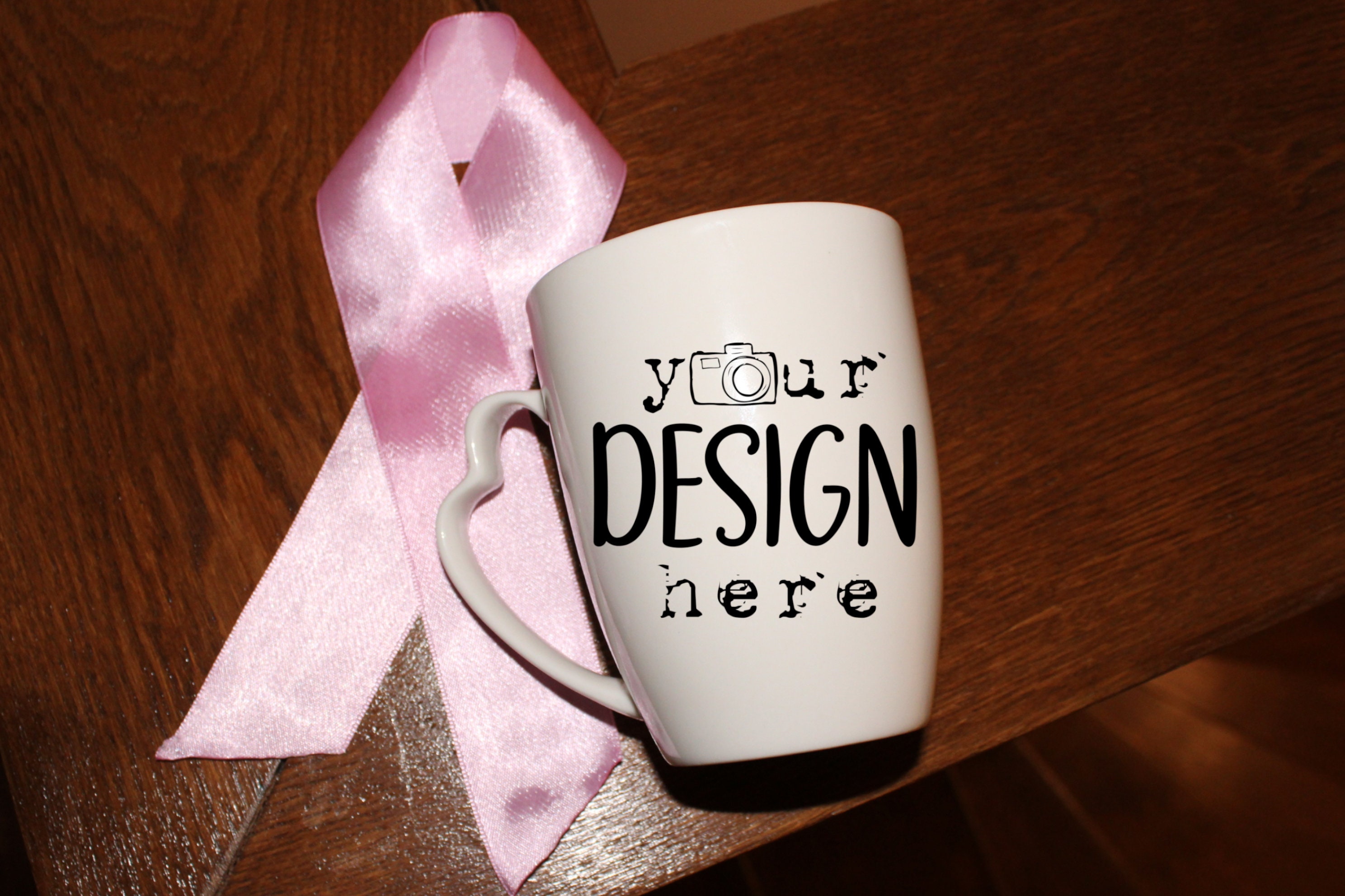 Download Breast Cancer Survivor White Mug Mockup Mugs Mock Up | Etsy