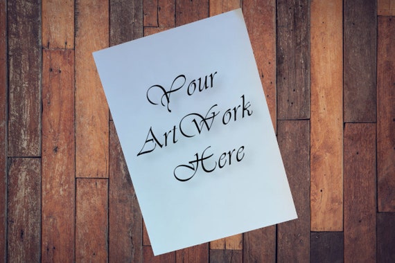 Mockup Leeres Blatt Papier A4 Leer Papier Logo Digitales Etsy