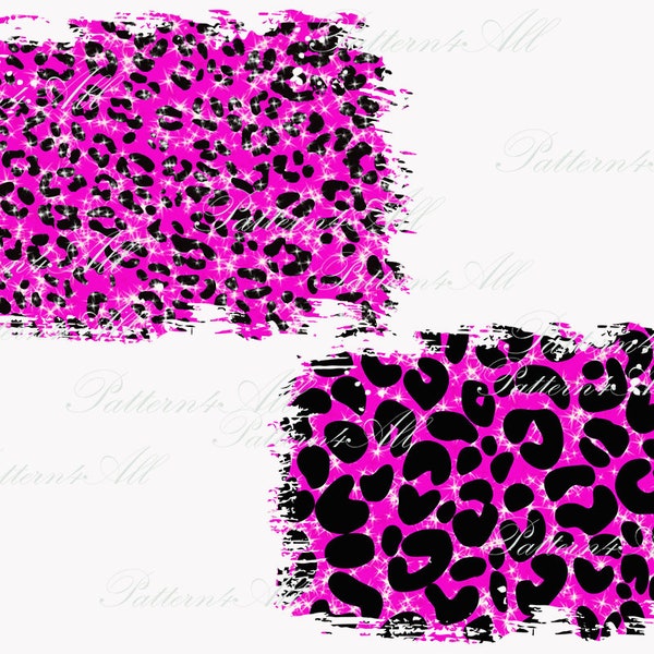 Hot pink leopard pattern PNG,backsplash sublimation design ,Distress Pink Cheetah Background,Leopard print Splatter,Leopard Print cheetahPNG