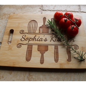 Kitchen Rules Cutting Board, gift for her, Personalized Kitchen Decor, –  Joyful Moose