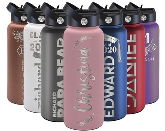 hydro flask name engraving