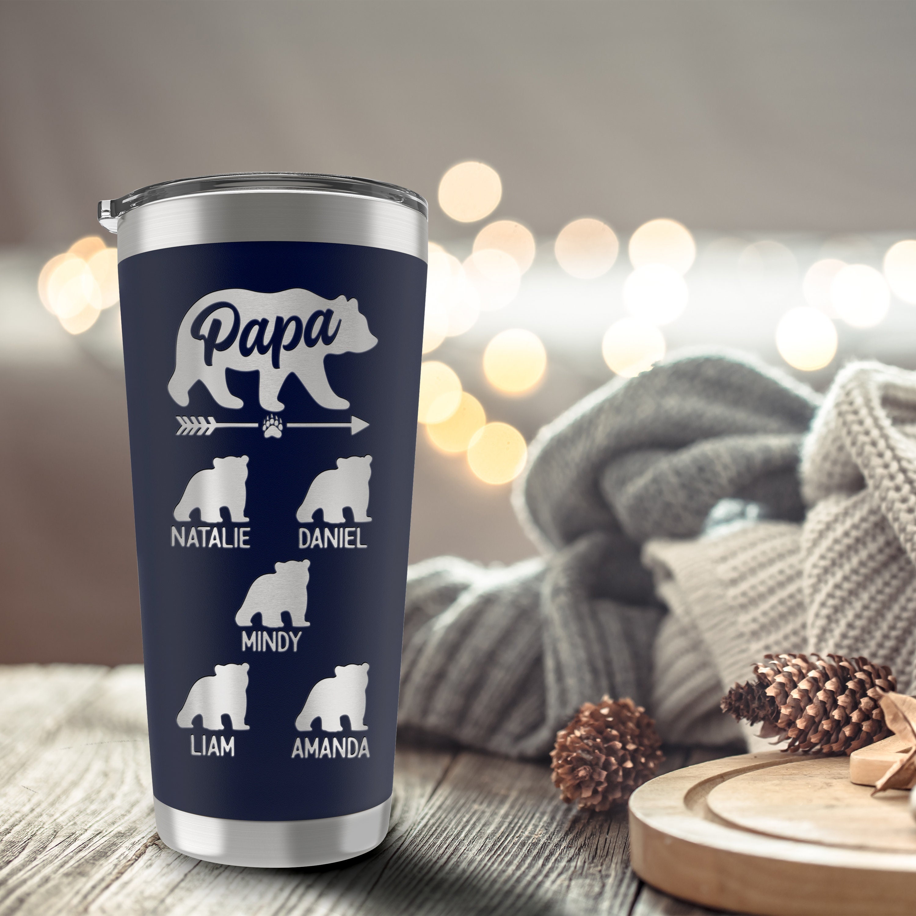 24 oz. Travel Mug Custom Tumbler – Hdogtumblers