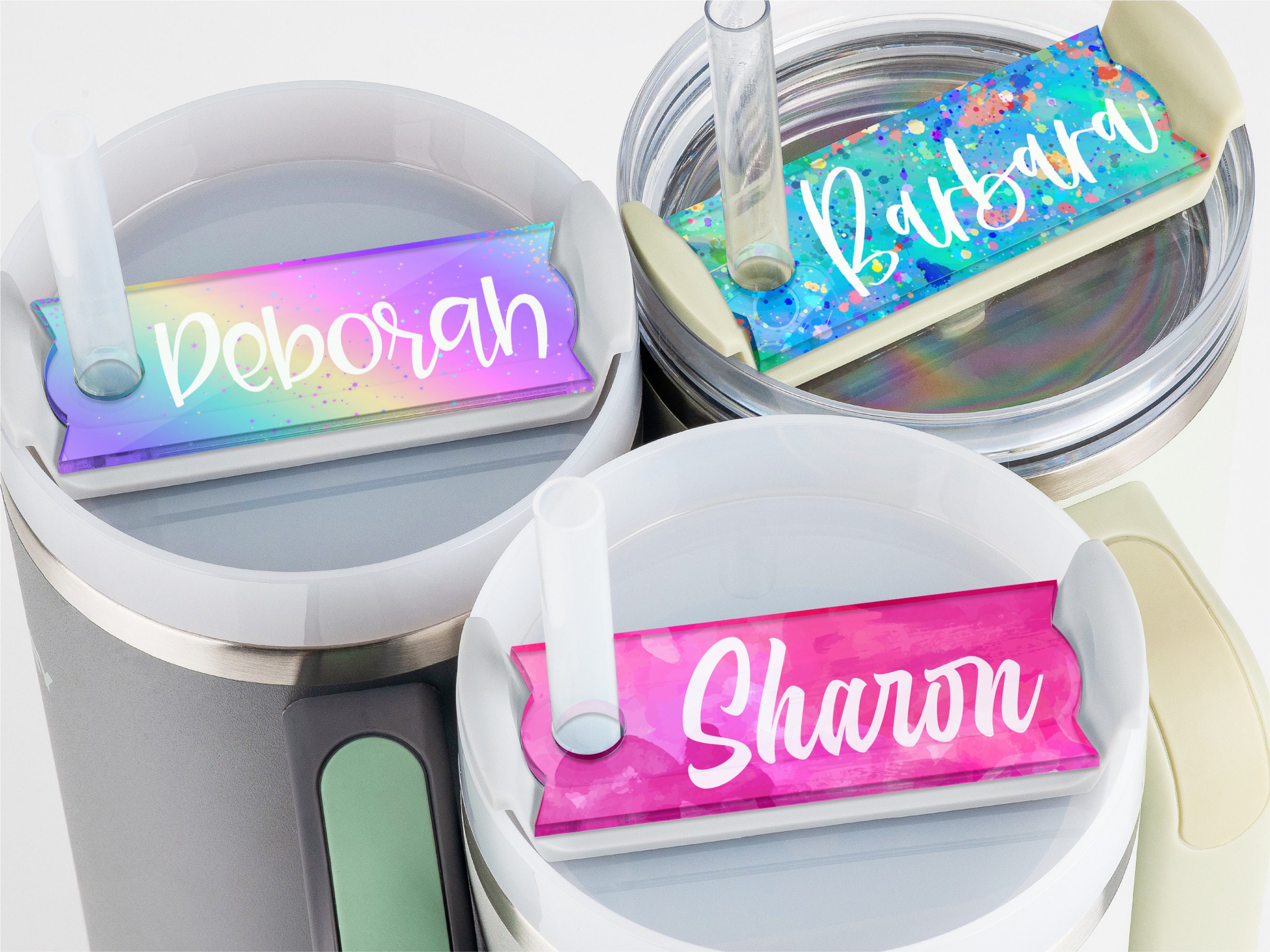 Personalized Name Tag for Stanley Lid – The Simply Adoorable