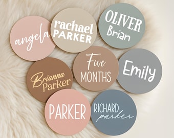 Baby Name Sign, Custom Birth Announcement Sign, Newborn Photo Prop, Hospital Announcement Sign, Nursery Decor, Name Announcement Plaque