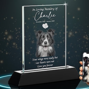 Mother's Day Gift 3D Photo Crystal, Personalized Memorial Gift, In Loving Memory Gift Gifts for Loss Loved Ones, Photo Memorial, Sympathy image 4