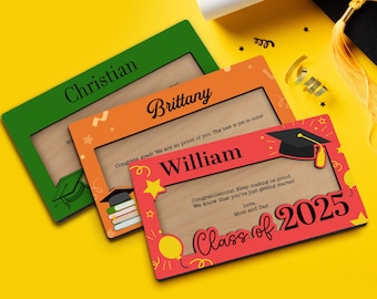 Graduation Money Holder Personalized, Graduation Gift, Class of 2025, High School Graduation Gift for Graduates High School Senior Grad Gift