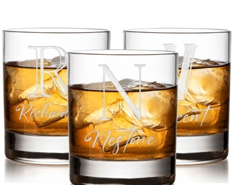 Groomsman Rock Glass, Custom Groomsman Gifts, Engraved Glass, Wedding Party Whiskey Glass, Groomsmen, Best Man Gifts, Wedding Shot Glasses