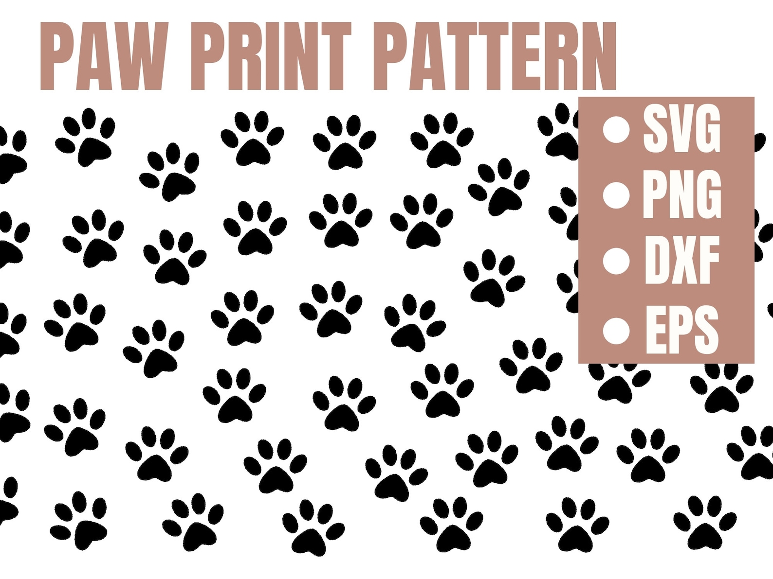 Paw Print SVG