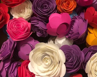 紙の花のミステリーボックス