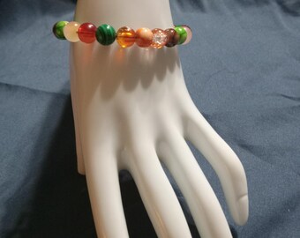 Beaded Bracelet, handmade, one of a kind.