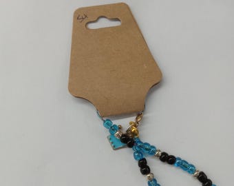 A blue crown bracelet