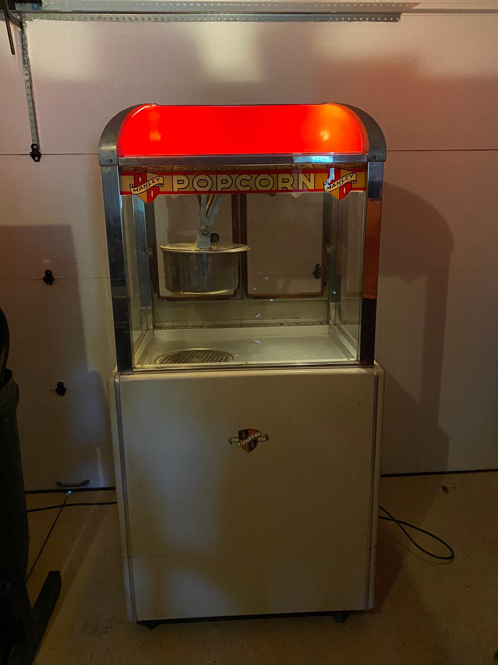 Vintage Commercial Popcorn Popper Manley Popcorn Machine from Etsy