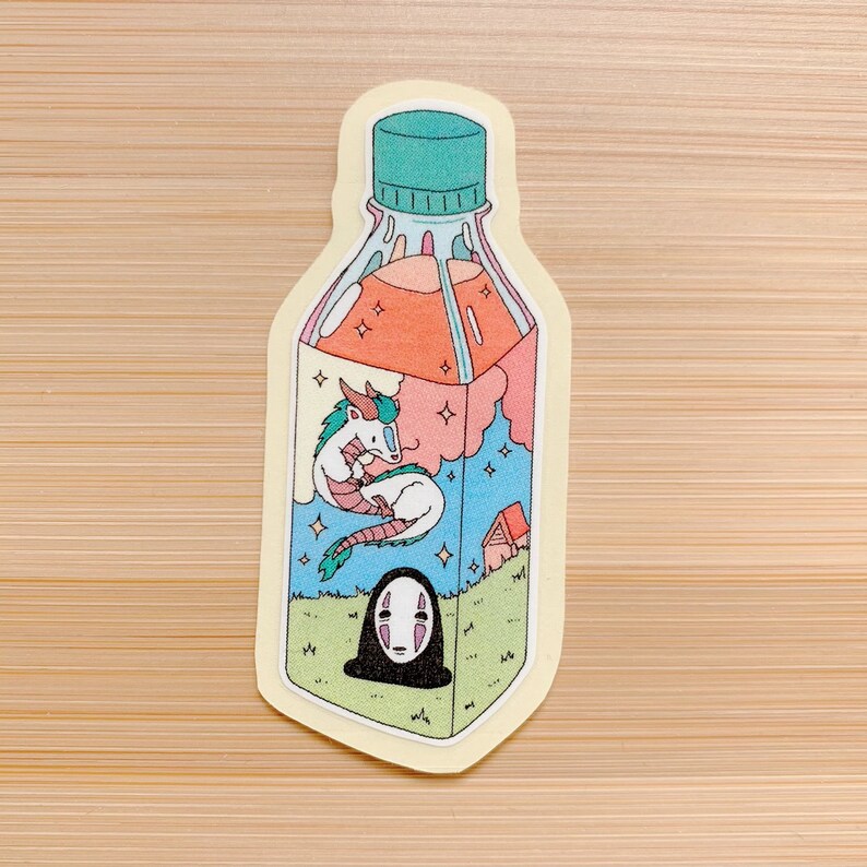 cute ghibli studio stickers waterproof laptop ipad bullet