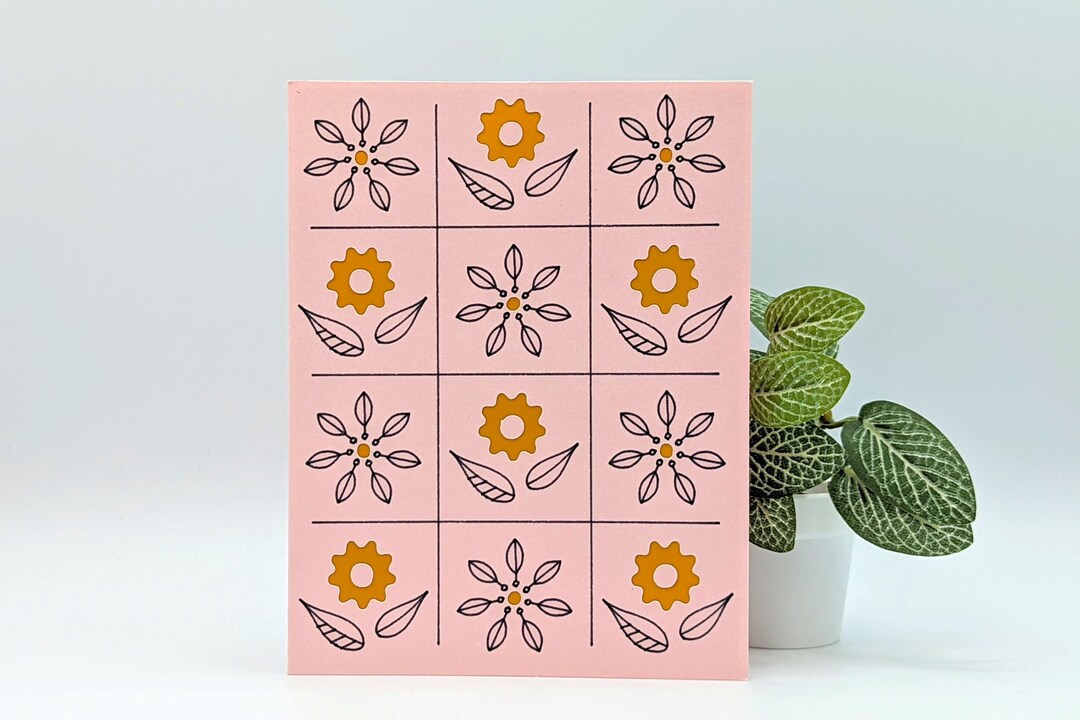 Cricut Joy Cutaway Card SVG, Floral Alloccasion Cutaway Card SVG