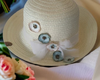 Summer Hat, Cornflower