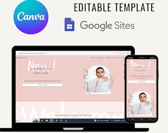 Template Google Sites Nail Design - Theme Nail - website template