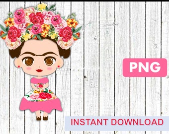 Frida Kahlo PNG, Frida PNG, Frida Kahlo Clip Art, Frida Clip Art