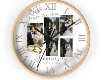 Anniversary Gifts | Photo wall clock | Anniversary Gift for Parents | Wedding Gift for Parents | Personalized Gift