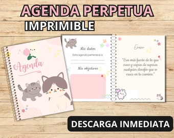 Printable Spanish Planner | Weekly Planner | Printable Planner | Perpetual Printable Planner | Perpetual Planner in Spanish