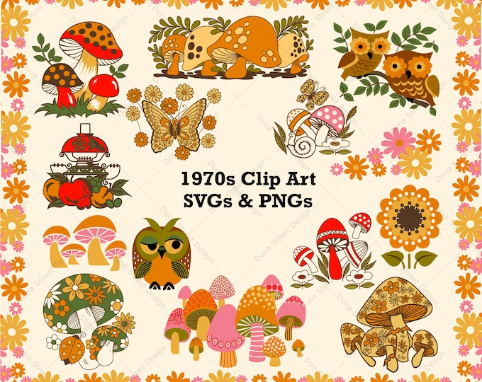 70s Clip Art - Etsy