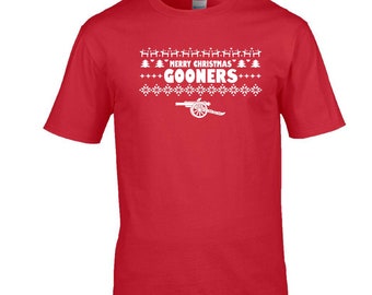 Arsenal  Merry Christmas Gooners T shirt