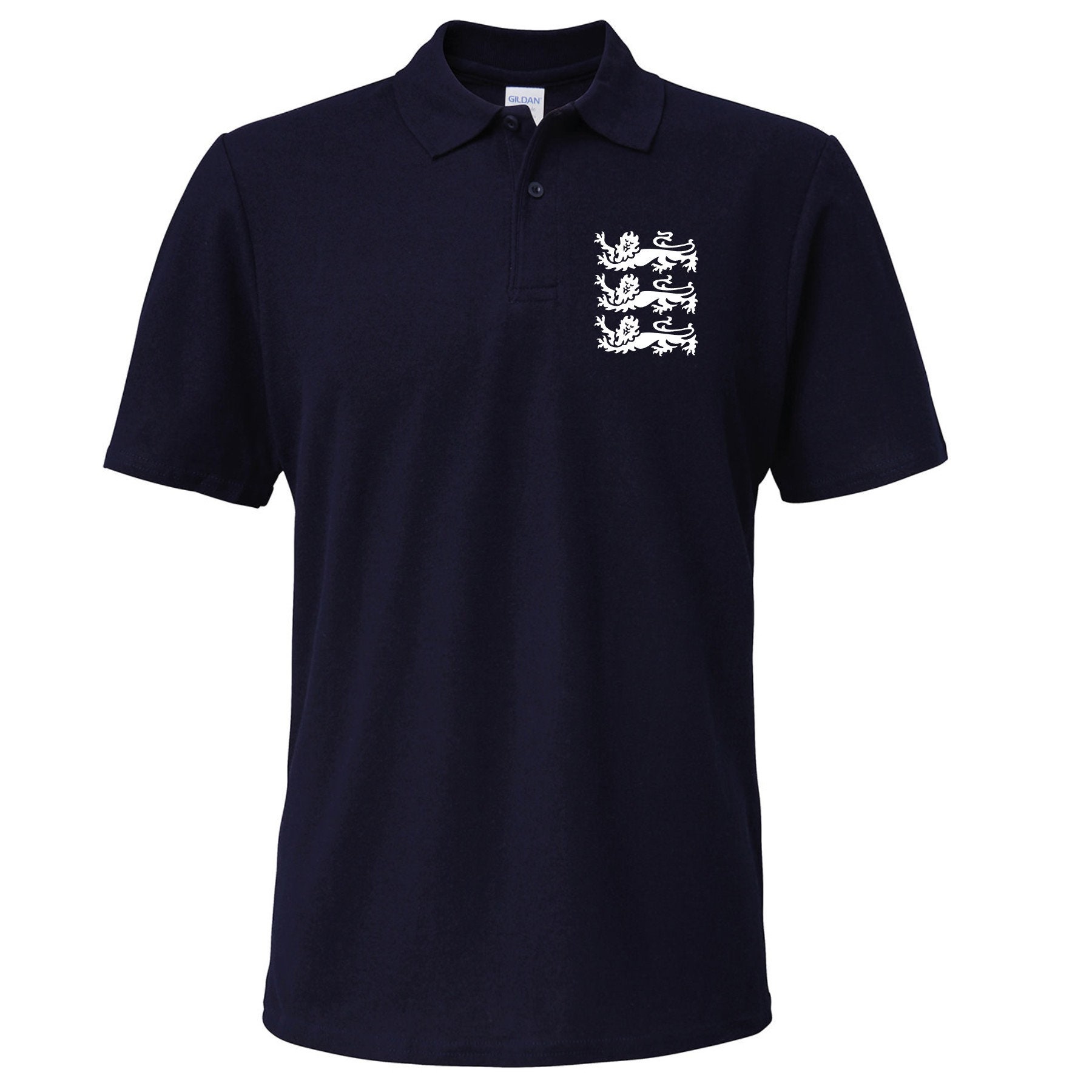 England 3 lions polo shirt 3 colours | Etsy