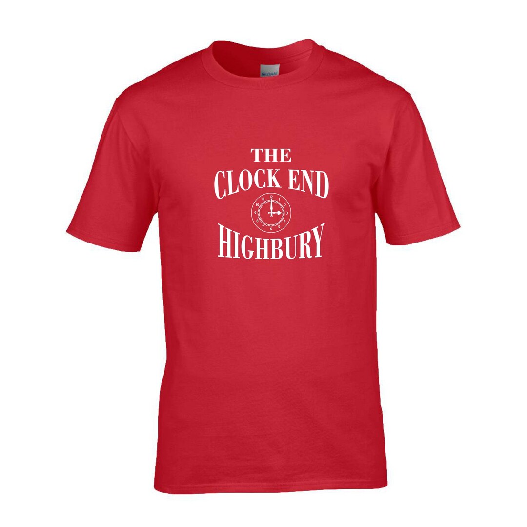 The Clock End Highbury Arsenal T Shirt Etsy